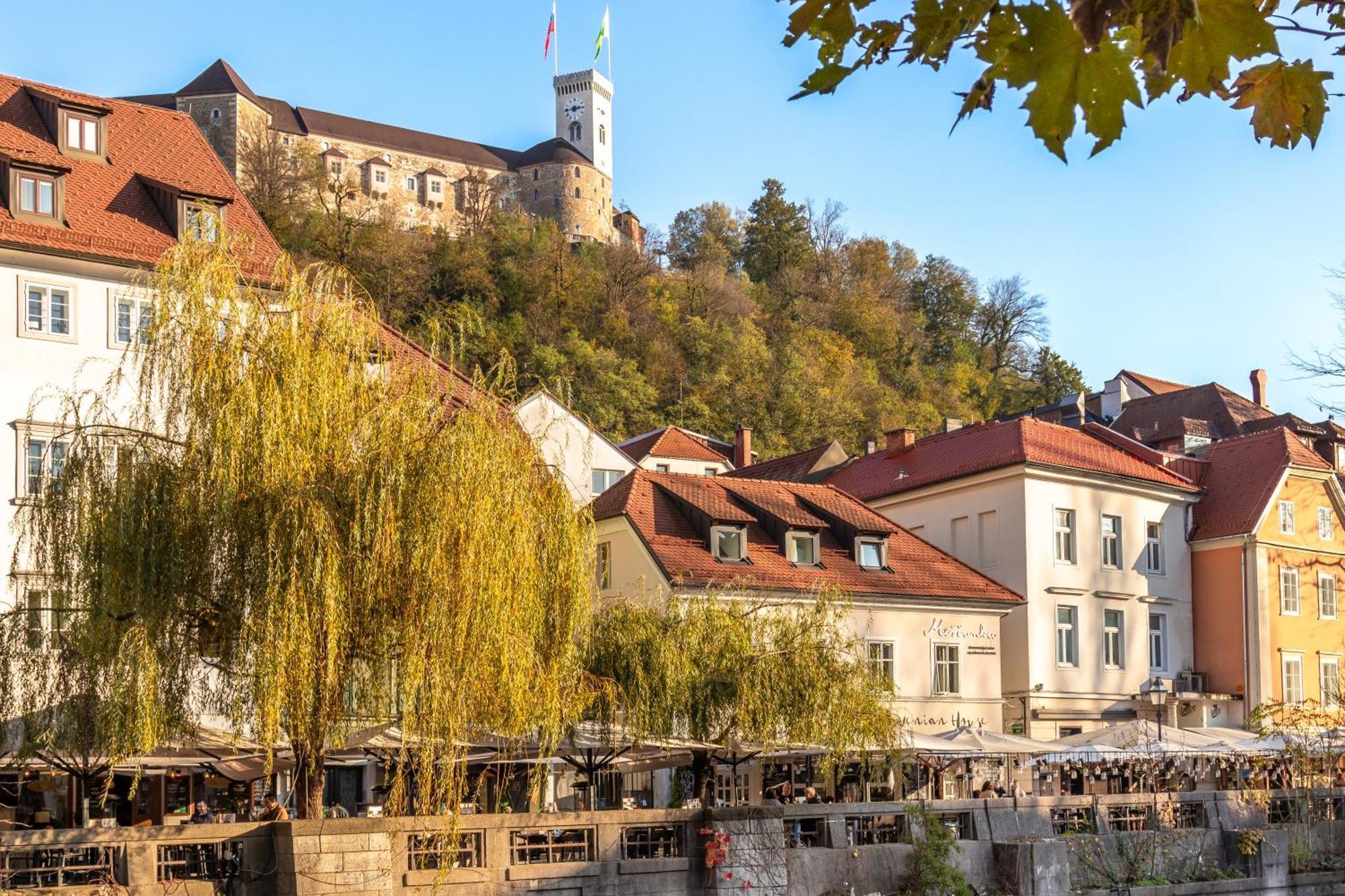 Luxe Penthouse With A Castle View Ljubljana Eksteriør billede