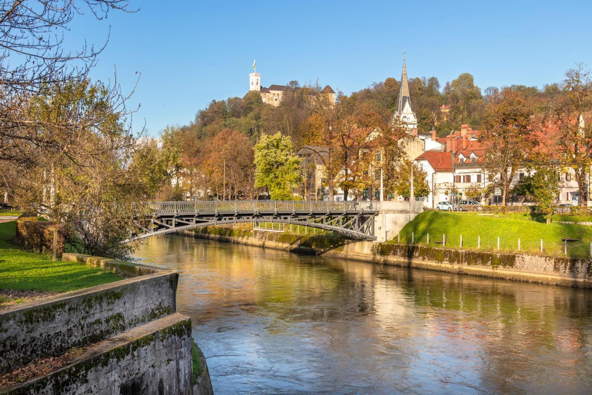 Luxe Penthouse With A Castle View Ljubljana Eksteriør billede